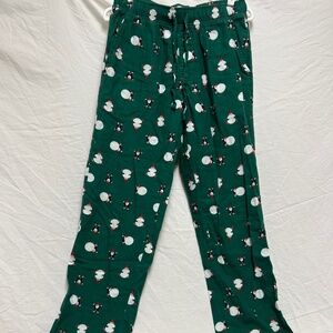Green Christmas PJ Pants